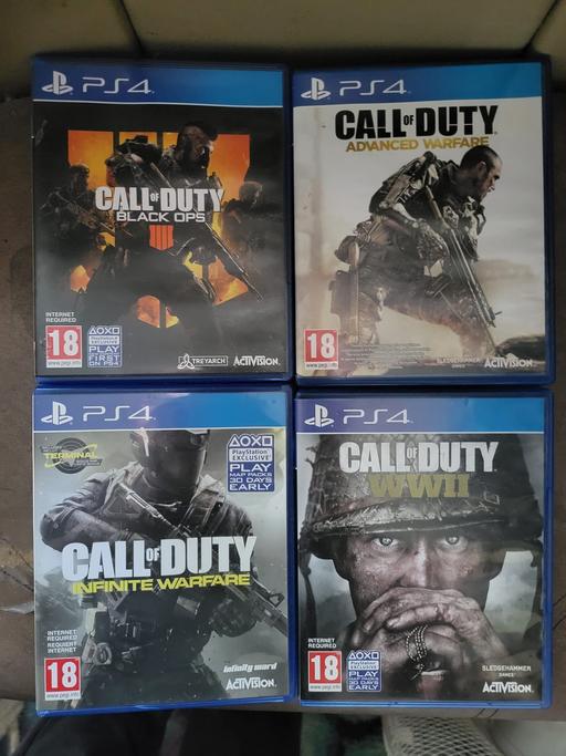 Buy & Sell Essex Thurrock - Essex - Photos for PS4 GAMES/ CALL OF DUTY ALL DIFF PRICES