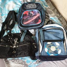 1 Handtasche und 2 Kinderrucksäcke zu verschenken