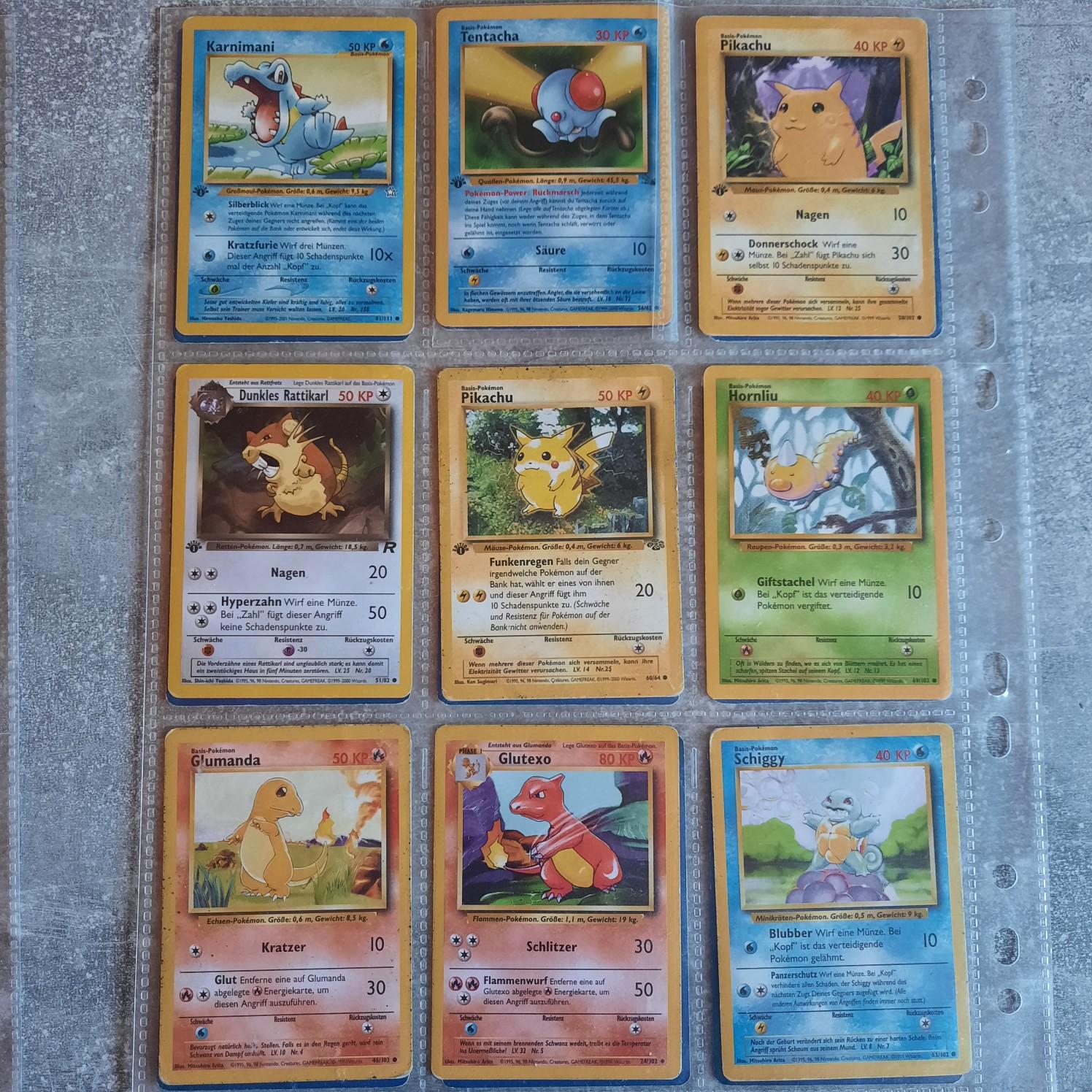 pokemon karten von 1995 set in 64291 Darmstadt für 100,00 € zum Verkauf Shpock DE