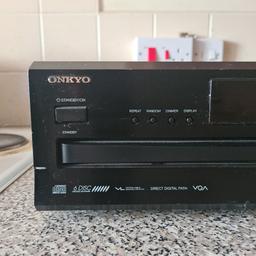 onkyo 6 disk carousel mechanism. cd player dx.c390 ..very good condition .front perfect. Will take £40 collection is from Nottingham ng24pf.£35 now BARGAIN