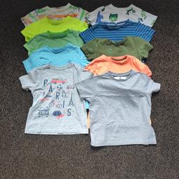 10 X 3-4 year boys t-shirts. From a clean smoke free home. Collection only