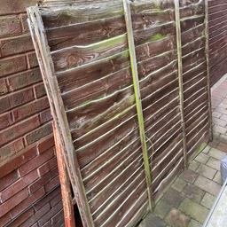 Used fence panels, see pictures