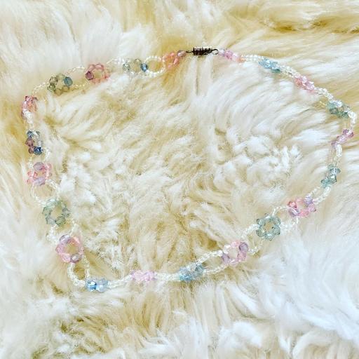 Buy & Sell Dorset Bournemouth, Christchurch and Poole - Photos for Sweet Pink Blue White Beaded Necklace New