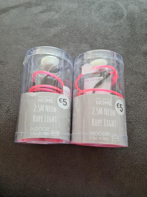 Buy & Sell Essex Basildon - Photos for 2 x 2.5 Meter Pink Neon rope lights