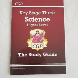 Key stage three Science Higher Level 
The Study Guide 

Very good condition 

Collection or can post for a charge of £3
