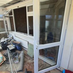 UPVC glass double glazed door and window ready to go. in very good condition all dismantled and ready to go.
