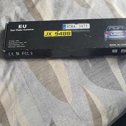 can number plate reverse camera.
New bought but not used
