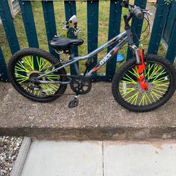 Kids Apollo chaos mountain bike 6 gears really decent condition only selling due to son out grown it £35