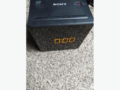 Buy & Sell West Midlands Wolverhampton - Photos for Black Sony ICF-C1 FM AM Dual Alarm Clock Radi