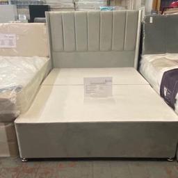 WINGED LINED  FLOOR STANDING HEADBOARD WITH DIVAN BASE WITH 1 DRAWER - SINGLE 
£250.00

B&W BEDS 

Unit 1-2 Parkgate court 
The gateway industrial estate
Parkgate 
Rotherham
S62 6JL 
01709 208200
Website - bwbeds.co.uk 
Facebook - Bargainsdelivered Woodmanfurniture

Free delivery to anywhere in South Yorkshire Chesterfield and Worksop on orders over £100

Same day delivery available on stock items when ordered before 1pm (excludes sundays)

Shop opening hours - Monday - Friday 10-6PM  Saturday 10-5PM Sunday 11-3pm