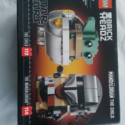 Lego brickheadz star wars
The Mandalorian and child.
Brand new never opened.
Sold as seen, collection only.
Please check out my other listings too as I have lots of other items for sale..
