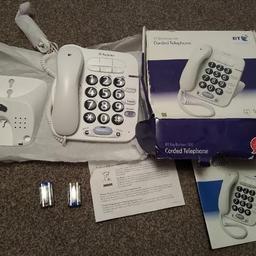 Brand new BT Big Button 100
Corded phone
Collection from Wolverhampton
Or delivery can be arranged.