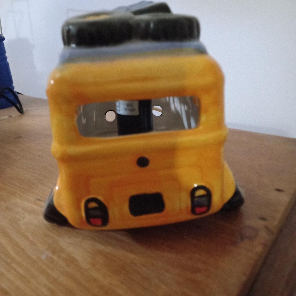 Classic VW Campervan light / lamp.Ideal for bedrooms as the light is very soothing. Nice piece for anywhere. 8 inches long 4 wide.