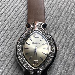 Lovely Henley Ladies Jewelled Watch
Sold as Untested
May just need a new Battery