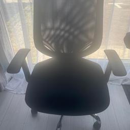 Standard size adjustable desk chair.

6months old practically like new as I changed for a different style chair due to a back injury.

Paid £90 want £40.

No scuffs, marks or technical adjustment issues.

Collection RM7 ONLY.

NO OFFERS, thanks.