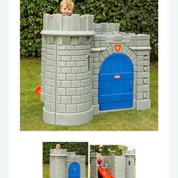 Selling this lovely little tike castle, unfortunately my children do not play on it at all and just sitting in the garden, on the side of the slide there dents where put in the picture but does no harm too the product, it £400 brand I paid, you will need too take apart yourself and it is very heavy. looking for £100 or closets offer, collect from Buckhurst Hill