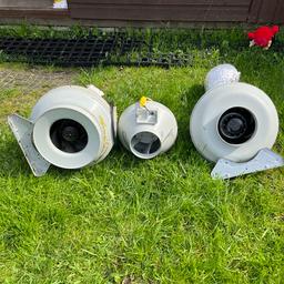 Hydroponic Extractor/Intake Fans.
All work Perfectly. Perfect for the Hot Summer.
10 inch £30- 10 inch now SOLD
6 inch £20
5 inch £10
Couple of Others also available
Collection Only CV12 Bedworth
All work Perfectly