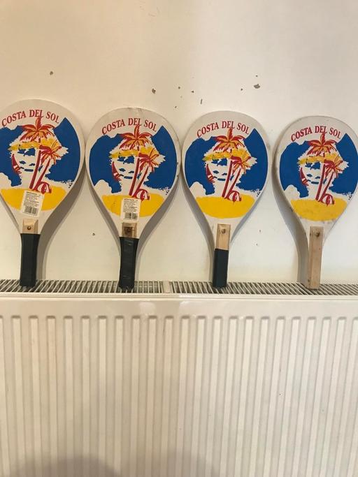 Buy & Sell Hertfordshire Watford - Photos for WOODEN PADDLES FOR BALL GAMES X 4