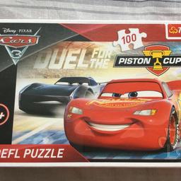 Brand new and still sealed.
Disney Pixar Cars 3 jigsaw puzzle - 100 pieces.
Cash on collection only from CV10 - Whittleford area of Nuneaton.