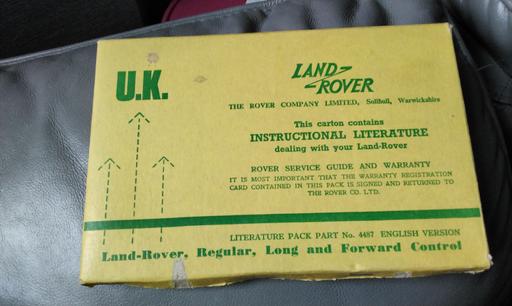 Vehicles West Midlands Birmingham - Photos for vintage land rover instructional pack