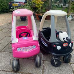 Available for sale, 2 cosy coupes. 

£10 each - both available. 

In used but good condition. 

Collection from Lichfield