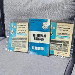 spurs vintage programmes from 71/72 & 68/69 seasons
excellent condition