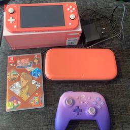 Brought this a few months ago but I don’t play on it anymore. Like new, Has screen protector on so screen is in prefect condition, comes with box, charger, case, ￼controller and one game!