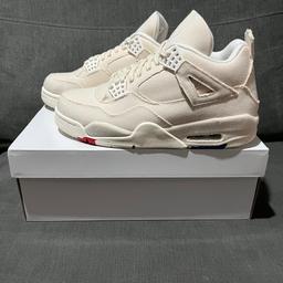 Air Jordan 4 Retro

Women’s Sail "Blank Canvas"

Size-UK8/US9


Brand new - delivery pending

Will be posted once delivered

100% Authentic