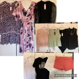 Mostly new with tags items
Black body suit is size 14
All good, clean wearable condition
Pet & smoke free home
Collection B44
£15 for all OR £3 per item!!!!