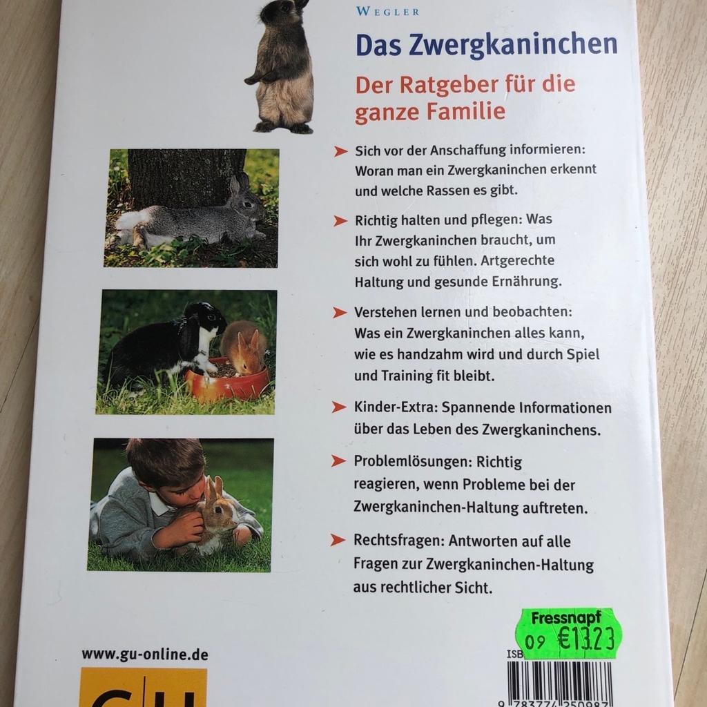 Ratgeber-Buch über Zwergkaninchen. Einwandfreier Zustand!