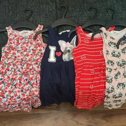 h&m 
11 in total
2-4yr summer cotton dresses
mixture of prints
clean and very good condition
no offers bargain price £1 ech sold as bundle