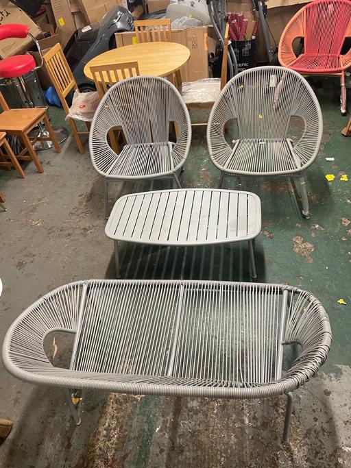 Buy & Sell West Midlands Coventry - Photos for Nordic Spring 4 Seater Bistro Set - Grey