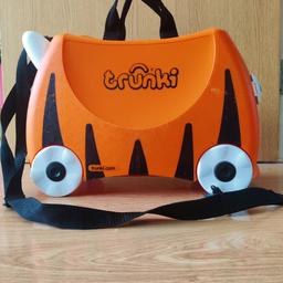Pull along Trunki , in a good condition. Signs of wear and tear. Wheels in good condition.
Available for collection as well