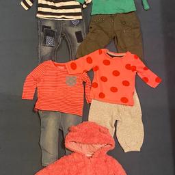 Next, H&M, Mothercare, Debenhams baby girls clothes bundle 3-6 months
9 items

(Shpock bag 5)