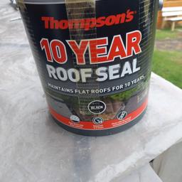 Thompson roof seal 2.5 litres black new unused