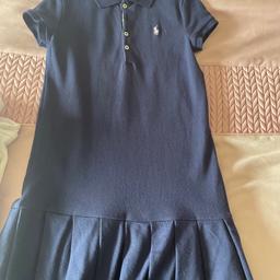 Girls navy blue Ralph Lauren tennis dress
Age 6