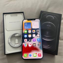 iPhone 12 Pro Max 
Battery heath 88%
1 year old 
256 GB 
Unlocked 
Charger 
Good condition few marks on screen 
Fully working 
Pick up only no posting 
Pick up is Arlesey SG156UD on weekends 
Or work place is ilford 9-4pm weekdays 
Thanks