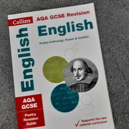 AQA GCSE English Literature Poetry Revision Guide. Excellent condition  Cost £5.99 when we bought it.
