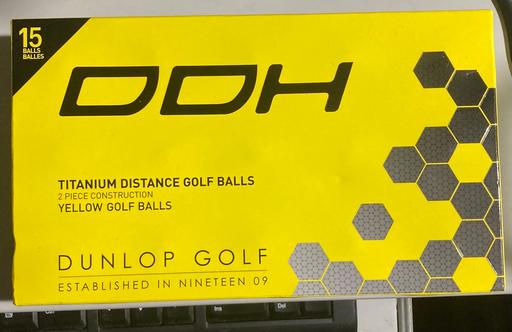 Buy & Sell Surrey Spelthorne - Photos for 15 Yellow Coloured Dunlop Golf Balls