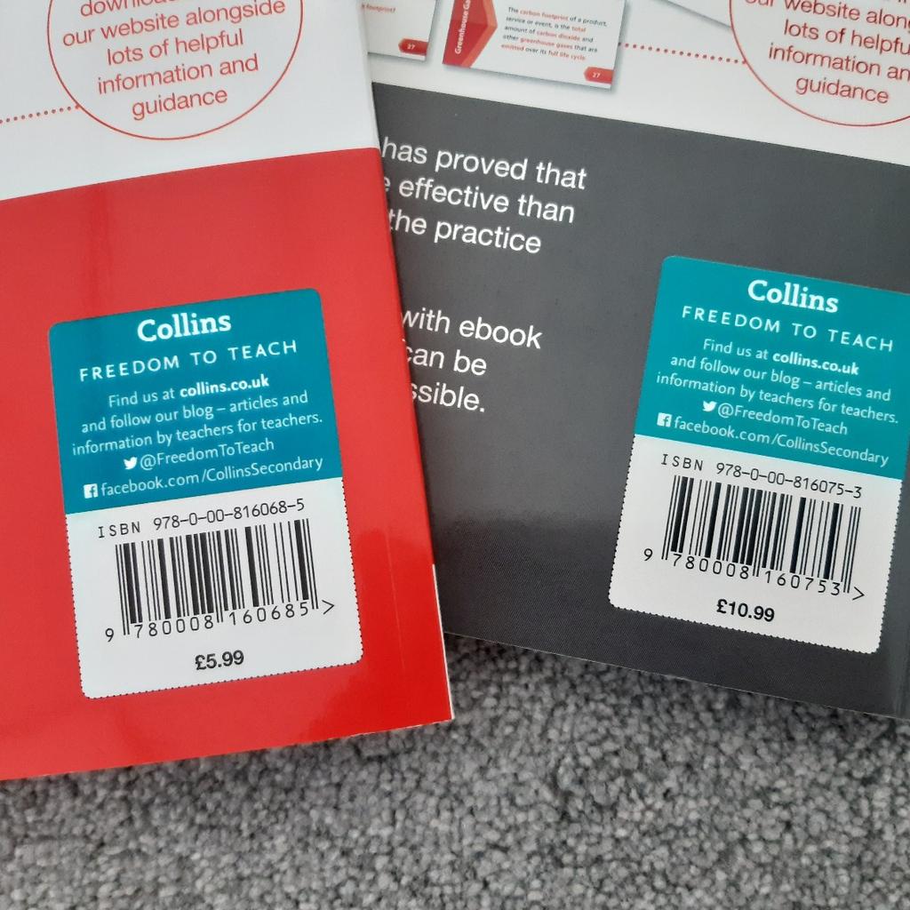 AQA GCSE 9-1 Chemistry all-in-one revision and practice + AQA GCSE 9-1 Chemistry revision guide. Excellent condition . Cost £17 when we bought them.