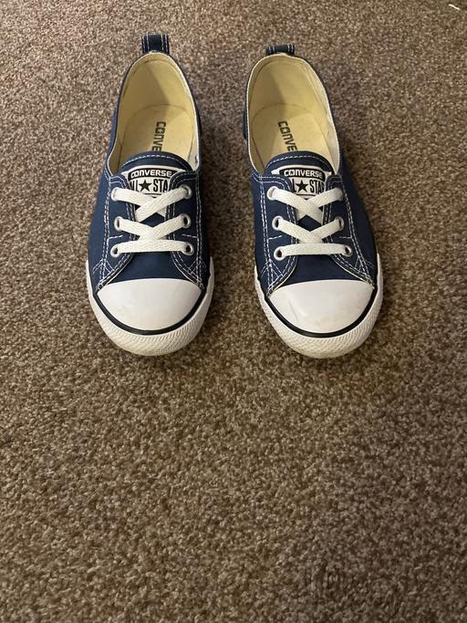 Buy & Sell East London South Hackney - East London - Photos for Ladies navy ballet converse lace trainers