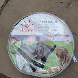 Diono pop up sun shade attachment for push chairs.

Very good condition.
Pops up and folds down for easy storage.
Can be collected from the Sutton Coldfield area.