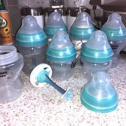 7 Anti colic baby bottles. 5 Large and 2 small. (free) collection only