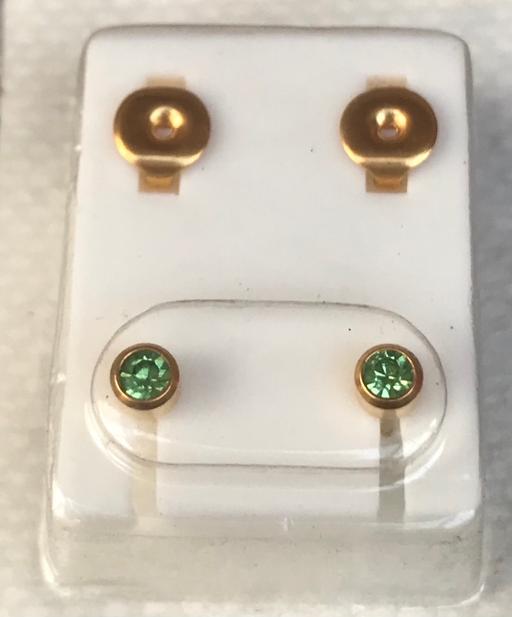 Buy & Sell West Midlands Dudley - Photos for Gemstone gold plated stud earrings