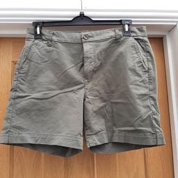 principles womens kaki colour shorts size 14 new with tags
