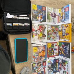 Verkaufe Nintendo 3DS mit 12 Spielen und Tasche