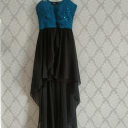 beautiful dress with a teal sequin bust. 
stretchy material 
from smoke free home 
collection Stourbridge
