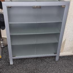 lovely heavy frosted glass cabinet.
£20 ono collection from b712rp