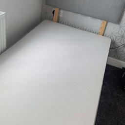 Divan bed including headboard and has 2 drawers on the side. Basically like new, only selling due to my grandad now needing a hospital bed. Needs collecting ASAP.