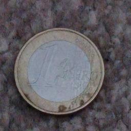 1 euro Germany 2002 eagle wing euro rare coins.
